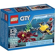 sea 11個セット LEGO City Deep Sea Explorers 60090 Scuba Scooter Building Kit